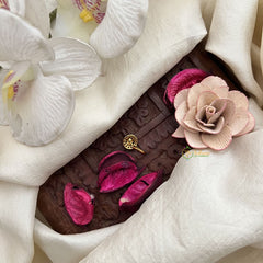 Vriksham Round With Diamond Style Nath Red White & Mid Green Stone Press Naths/Nose Pin-G19811