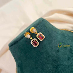 Vriksham Multi Color Celestial Charm With Matching Studs Pendant Chain-G21824