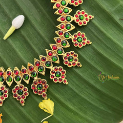 Vriksham Divya Lakshmi Traditional Temple Kemp Long Neckpiece-G20470