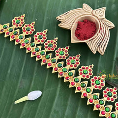 Vriksham Divya Lakshmi Traditional Temple Kemp Long Neckpiece-G20470