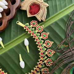 Vriksham Divya Lakshmi Traditional Temple Kemp Choker Neckpiece-G20469