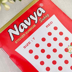Vriksham Navya Suhag Sticker Kumkum Spiral Bindi Book(Size 7)-BB3580