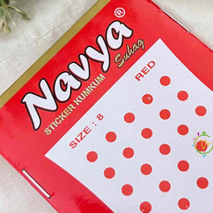 Vriksham Navya Suhag Sticker Kumkum Spiral Bindi Book(Size 8)-BB3581