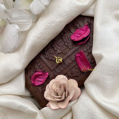 Vriksham Antique Trio Style Nath Red White Stone Press Naths/Nose Pin-G19809