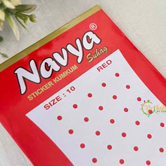 Vriksham Navya Suhag Sticker Kumkum Spiral Bindi Book(Size 10)-BB3578