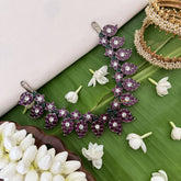 Vriksham Antique Maanga Style Black Polish Kemp Short Neckpiece-G17945