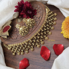 Vriksham Designer AD Stone High Neck Choker-G18895