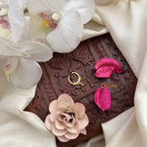 Vriksham Classic Petite Gold Nath – Delicate Septum Ring-Pastel Green-G19820