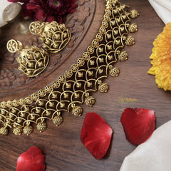 Vriksham Designer AD Stone High Neck Choker-G18895