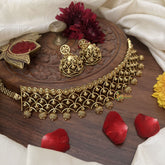 Vriksham Designer AD Stone High Neck Choker-G18895