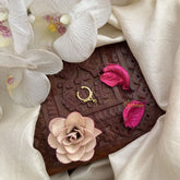 Vriksham Classic Petite Gold Nath – Delicate Septum Ring-Green-G19819