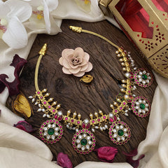 Exquisite Jadau Kundan Short Neckpiece-J2471