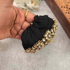 Vriksham Majestic Floral Polki With Hair Bun Cage Accessory-H1281