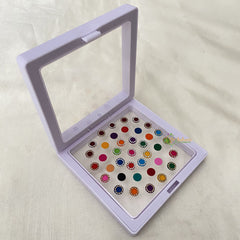 Vriksham Fancy Round Bridal Bindi Case-BB209