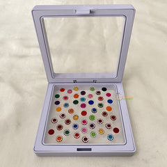 Vriksham Fancy Round Bridal Bindi Case-BB207