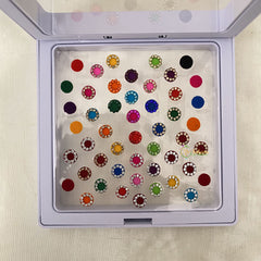 Vriksham Fancy Round Bridal Bindi Case-BB207