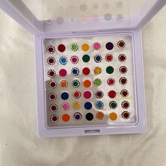 Vriksham Fancy Round Bridal Bindi Case-BB204