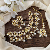 Exquisite Kundan Choker-Pearl-G13612