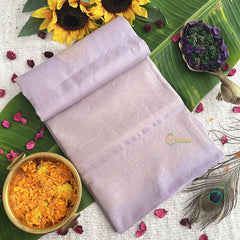 Vriksham Designer Lavender With Silver Work Pure Soft Silk Saree-VS4850