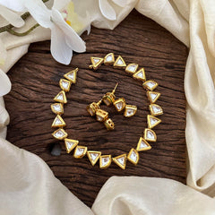 Simple Kundan Necckpiece-G13616