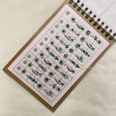 Vriksham Colorful Fancy Bindi Book-(Beauty Suhag)-BB221