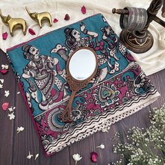 Vriksham Pink Discover Ethnic Kalamkari Cotton Saree With Gatti Border-VS4534