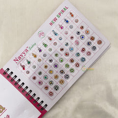 Vriksham White Stone Fancy Bindi Book-(D No 30 A7)-BB218