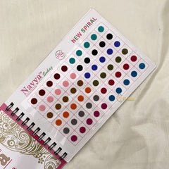 Vriksham 54 Color Bindi Book (360 Bindi/Size 4.5)-BB181