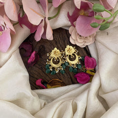 Exclusive Chandbali Jadau Kundan Stud-J2559