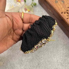 Vriksham Rainbow Floral Stone Juda Style With Hair Bun Cage Accessory-H1293