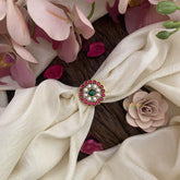 Floral Jadau Kundan Finger Ring-J2528