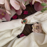 Floral Jadau Kundan Finger Ring-J2539