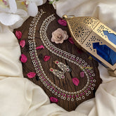 Vriksham AD Stone Designer Long Neckpiece-Pink-G16852