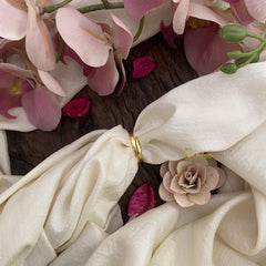 Premium Peacock Jadau Kundan Finger Ring-Red-J2548