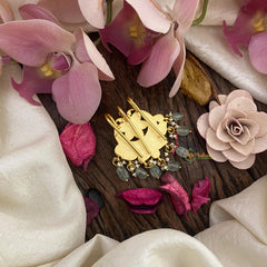 Half Moon Jadau Kundan Juda Pin-Jada Billai-J2460