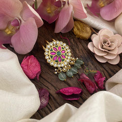 Floral Jadau Kundan Juda Pin-Jada Billai-J2458