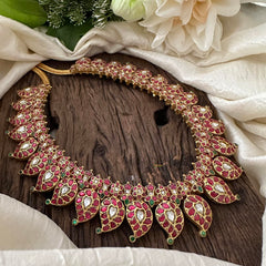 Premium Jadau Kundan Manga Neckpiece- J2064
