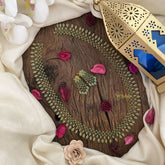 Vriksham Designer Green American Diamond Neckpiece-G16871