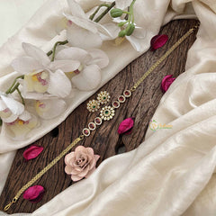 Elegant Floral Choker Short Neckpiece -G12161