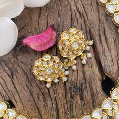 Vriksham Premium Tear Drop With Leaf Short Neckpiece-G16835