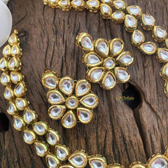 Vriksham precious 2 Layer Tear Drop Kundan Neckpiece-G16841