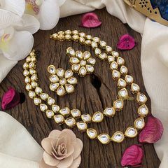 Vriksham precious 2 Layer Tear Drop Kundan Neckpiece-G16841