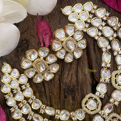 Vriksham Elegant 3 Layer Kundan & AD Stone Neckpiece-G16840