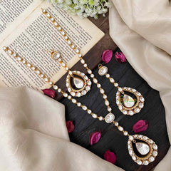 Premium Mossanite Pendant Short Neckpiece -M007