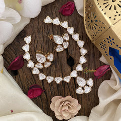 Vriksham Designer Mossanite Kundan Neckpiece-G16825