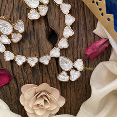 Vriksham Designer Mossanite Kundan Neckpiece-G16825