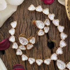 Vriksham Designer Mossanite Kundan Neckpiece-G16825