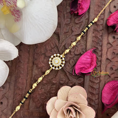 Vriksham Designer Ad stone Flower Mangalsutra Bracelet-G18012