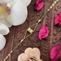 Vriksham Elegant Ganga Jamuna Gold Chain Mangalsutra Bracelet-G18009