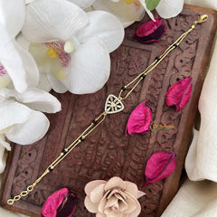 Vriksham Ad Stone Triangle Mangalsutra Bracelet-G17986